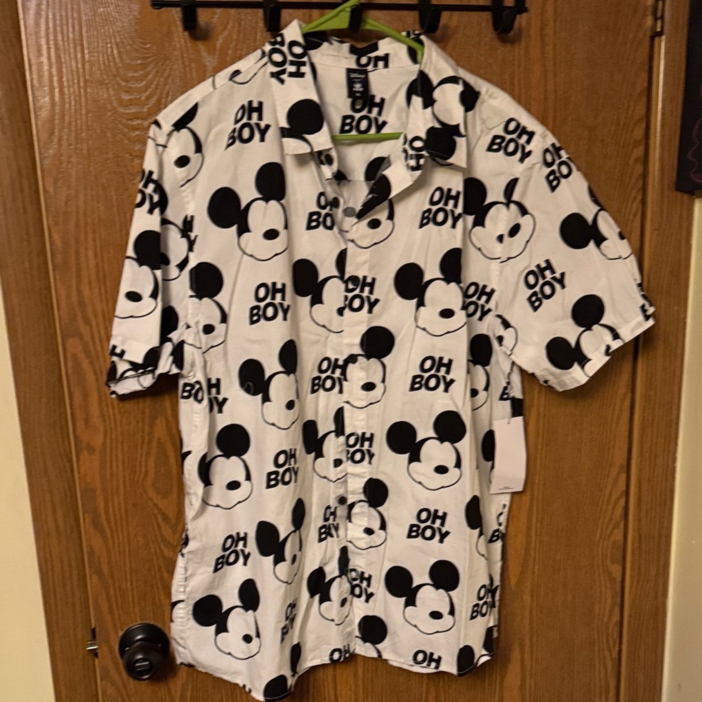 NEFF X Disney Mickey Mouse button up